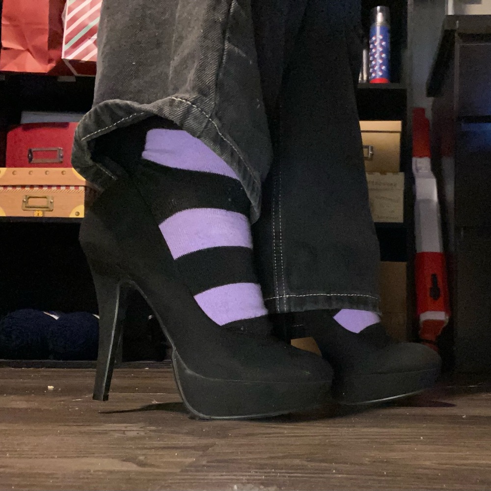 Black Platform Heels